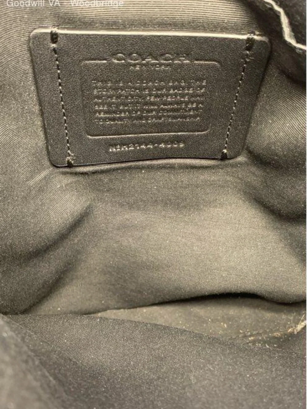 Coach Houston Flight Bag Signature Leather Black Crossbody